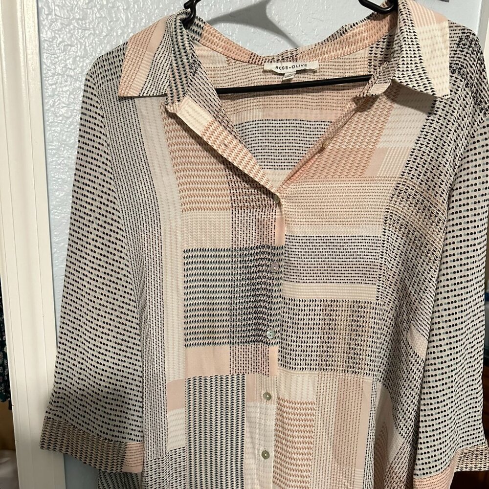 Rose and Olive Shirt